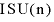 
$\mathrm{ISU}(\mathrm{n})$

