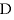 $\mathrm{D}$