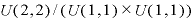 
$U(2,2)/(U(1,1)\times U(1,1))$
