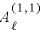 
$A_{\ell}^{(1,1)}$
