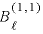
$B_{\ell}^{(1,1)}$
