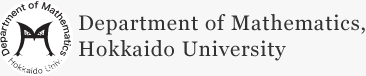 Department of Mathematics, Hokkaido University